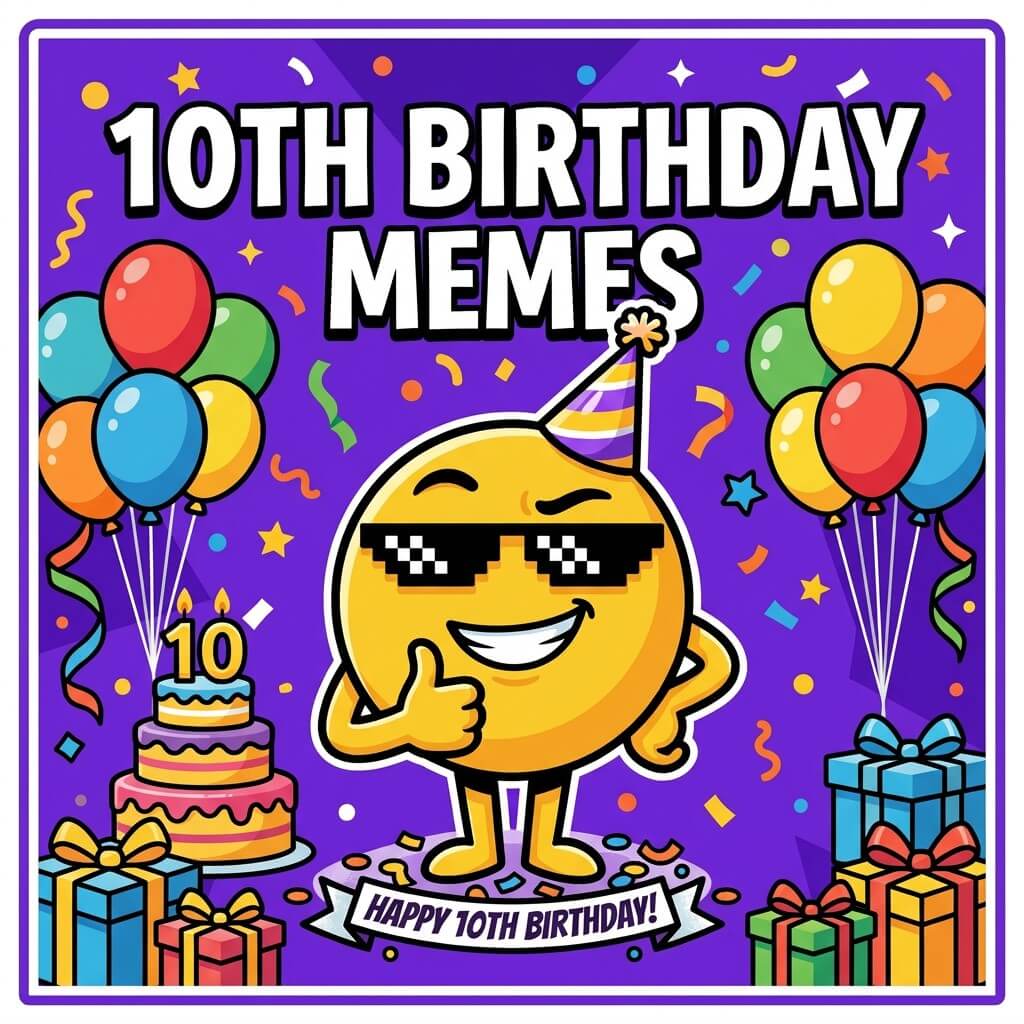 10th birthday meme