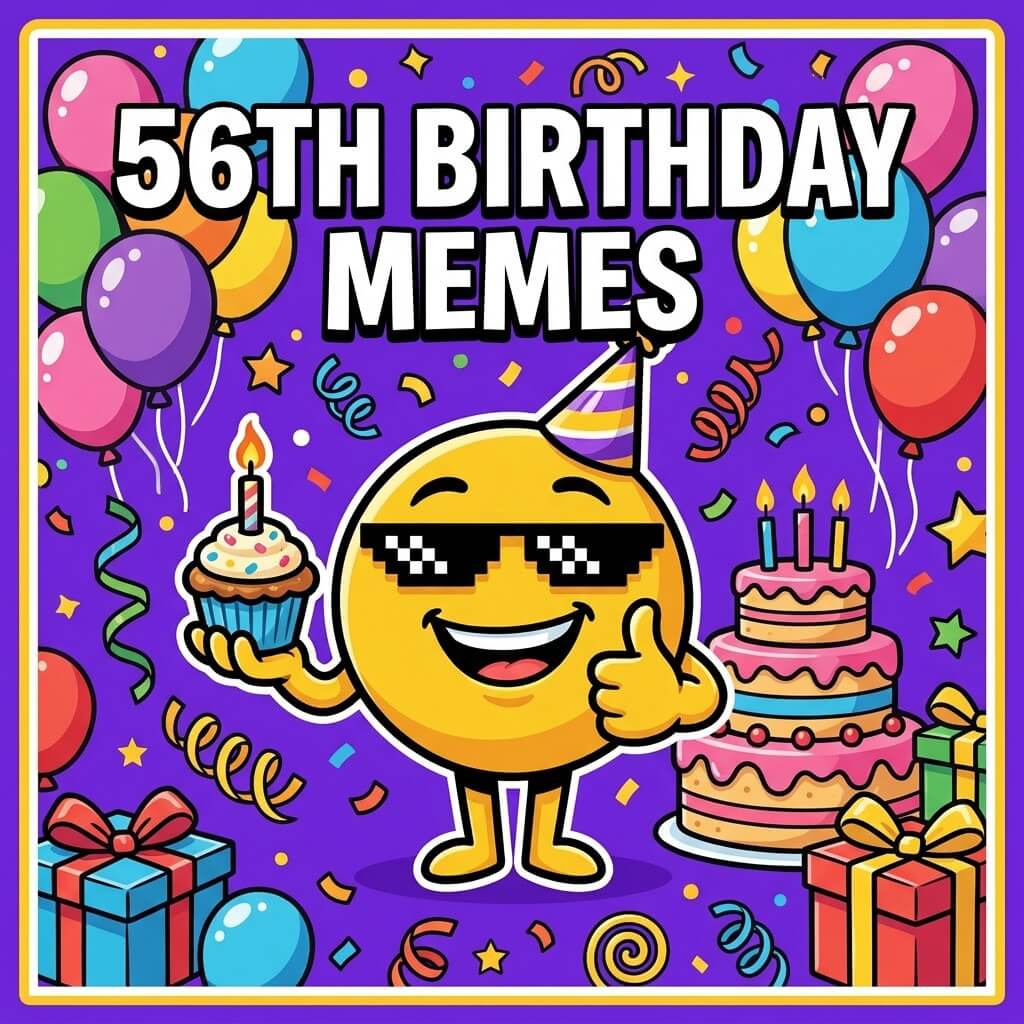 56th birthday meme