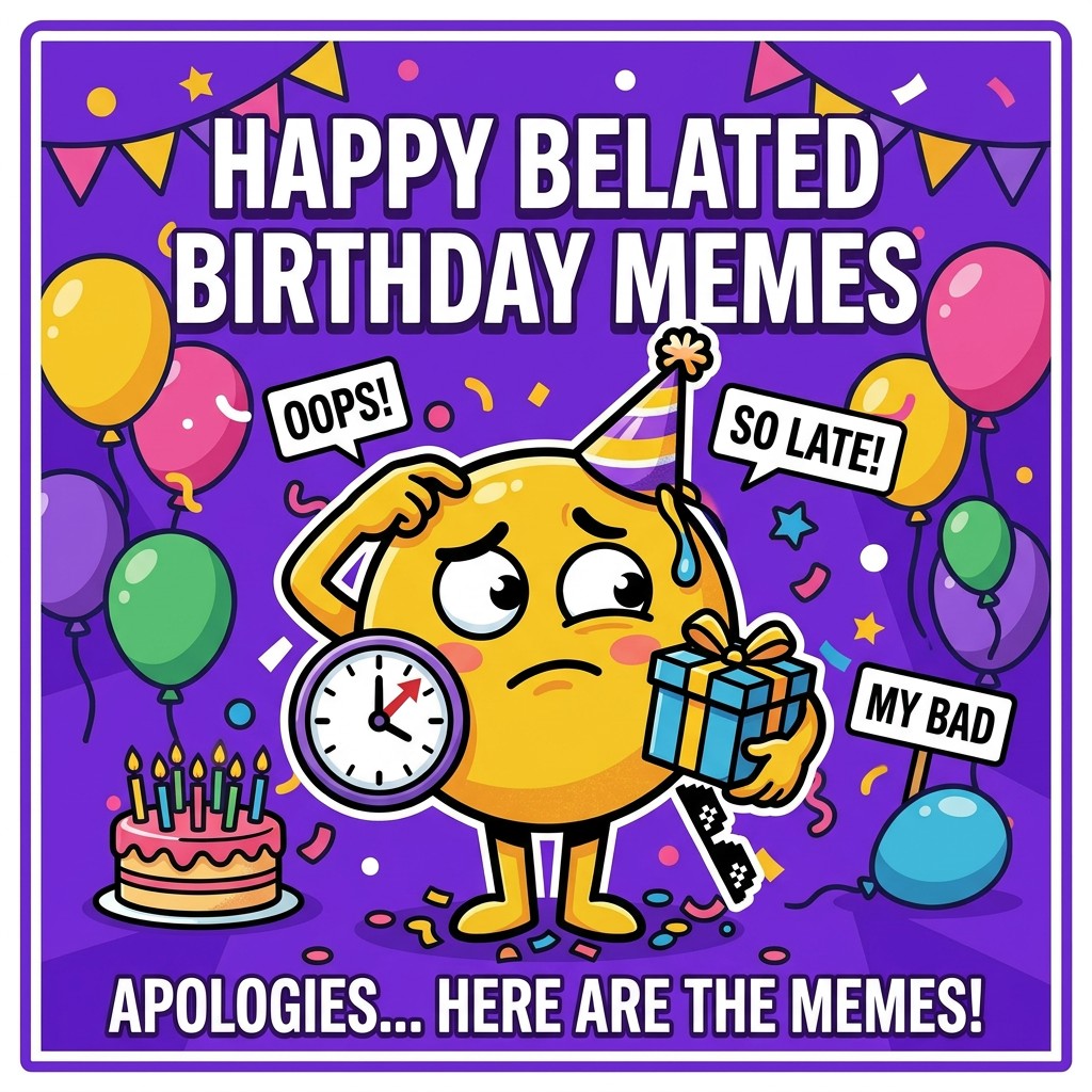 Happy Belated Birthday Meme