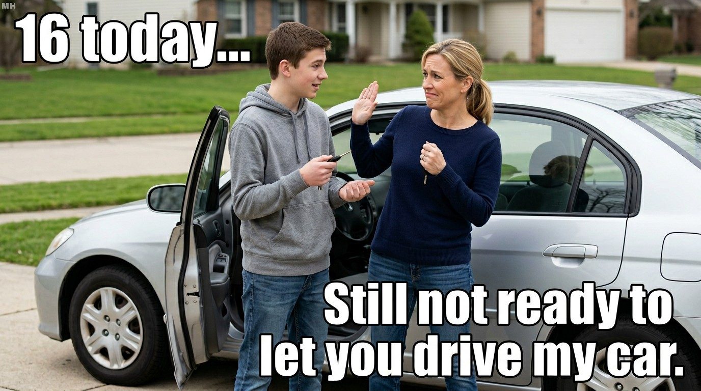 Still Not Ready to Let You Drive My Car meme