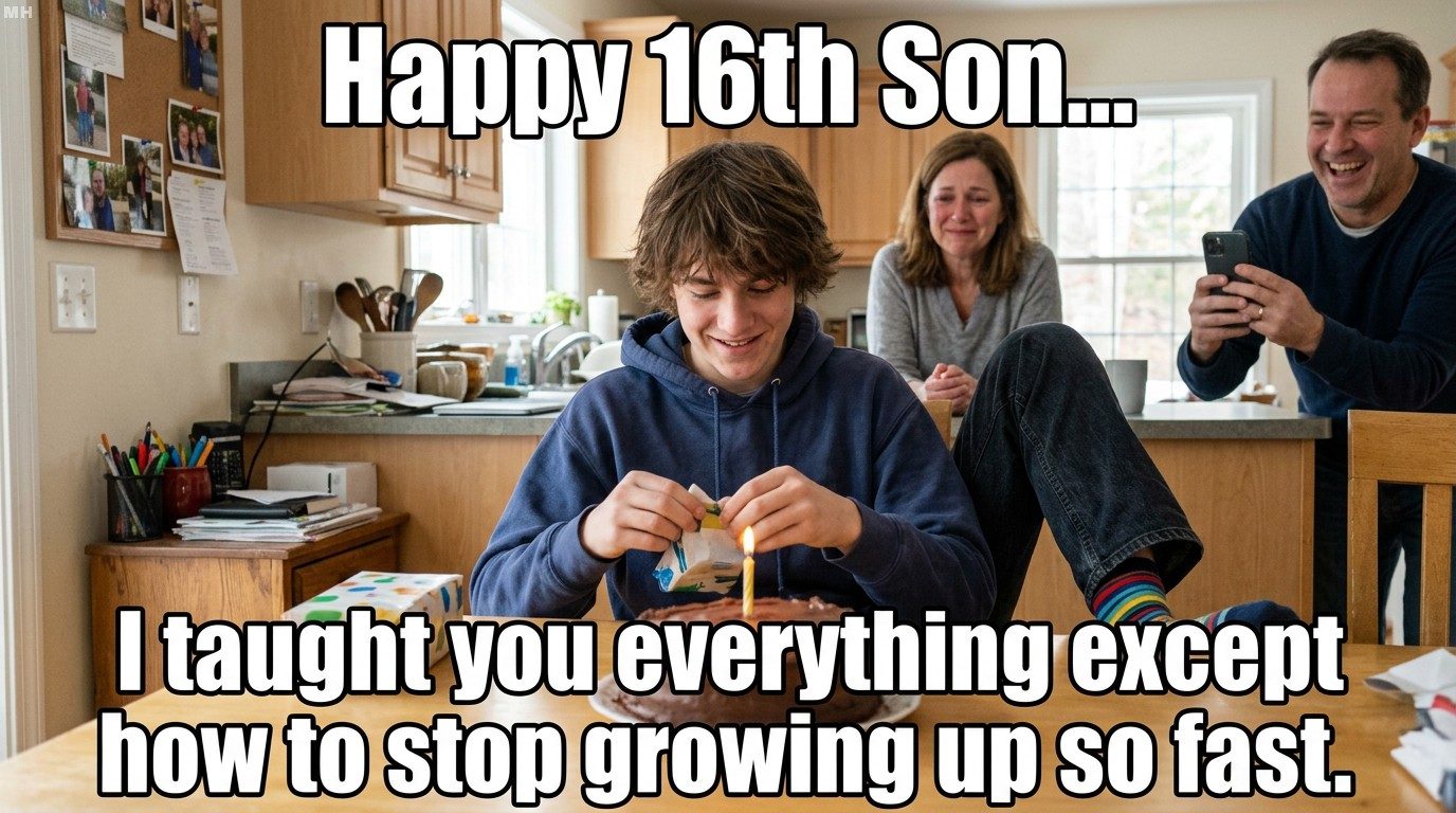 Taught You Everything Except How to Stop Growing Up meme