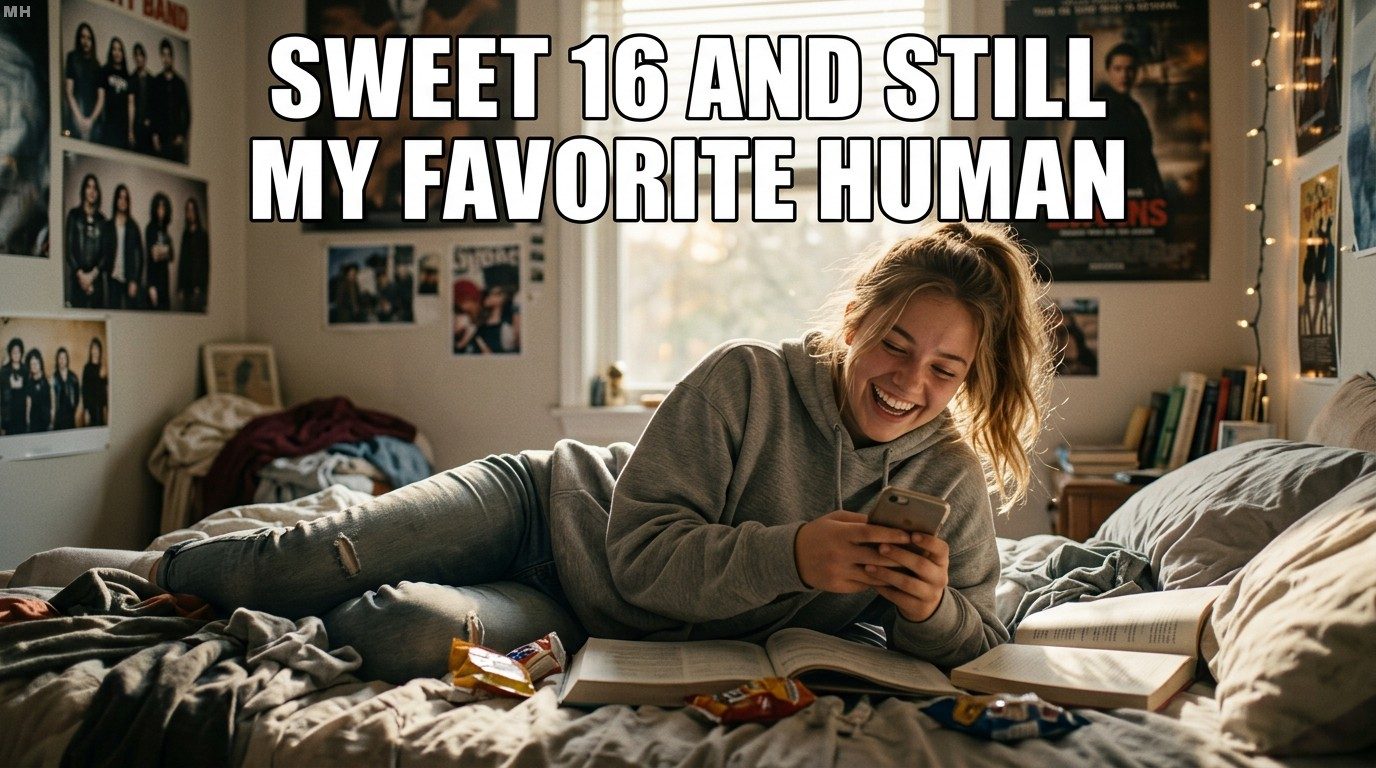 Sweet 16, Still My Favorite Human meme