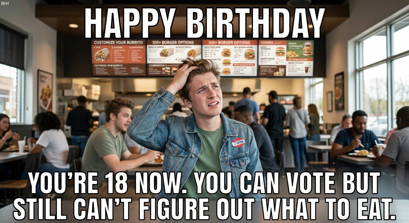 Voting Age Reality Check Meme
