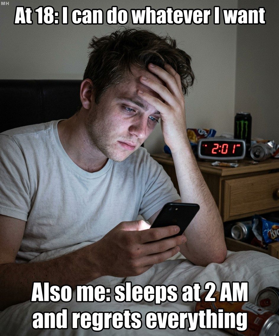 Freedom Regrets at 2AM Meme