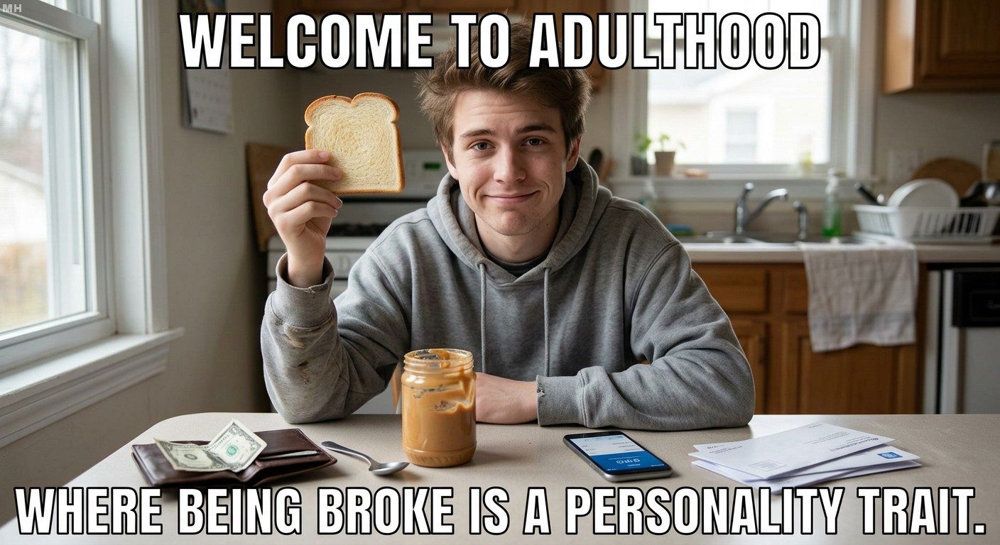 Broke Is a Vibe Now Meme