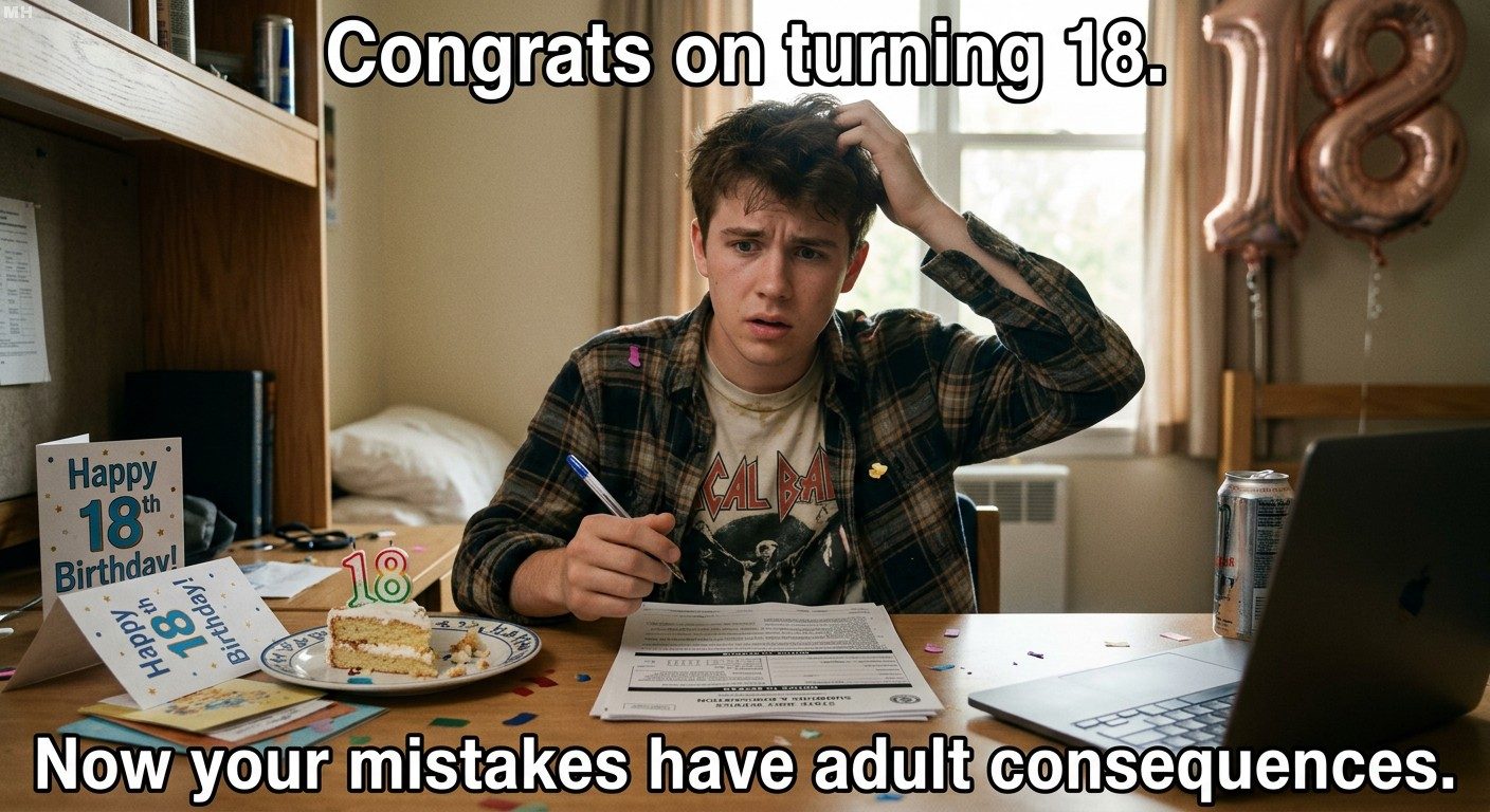 Adult Consequences Arrive Meme