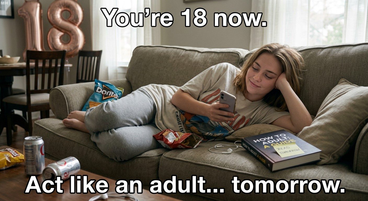 Act Like an Adult Tomorrow Meme