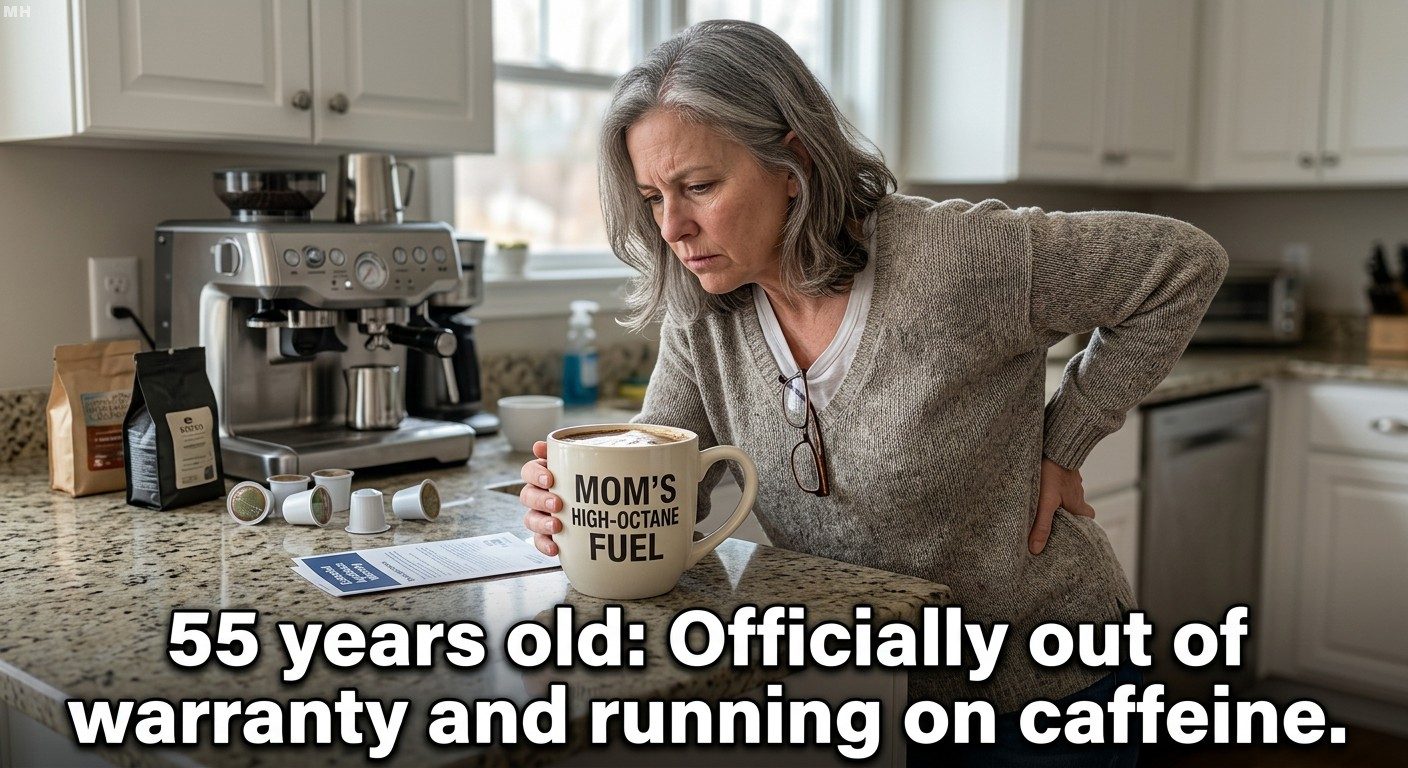 Caffeine Powered at 55 Meme