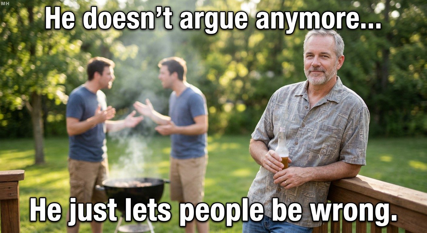 Too Wise to Argue Meme