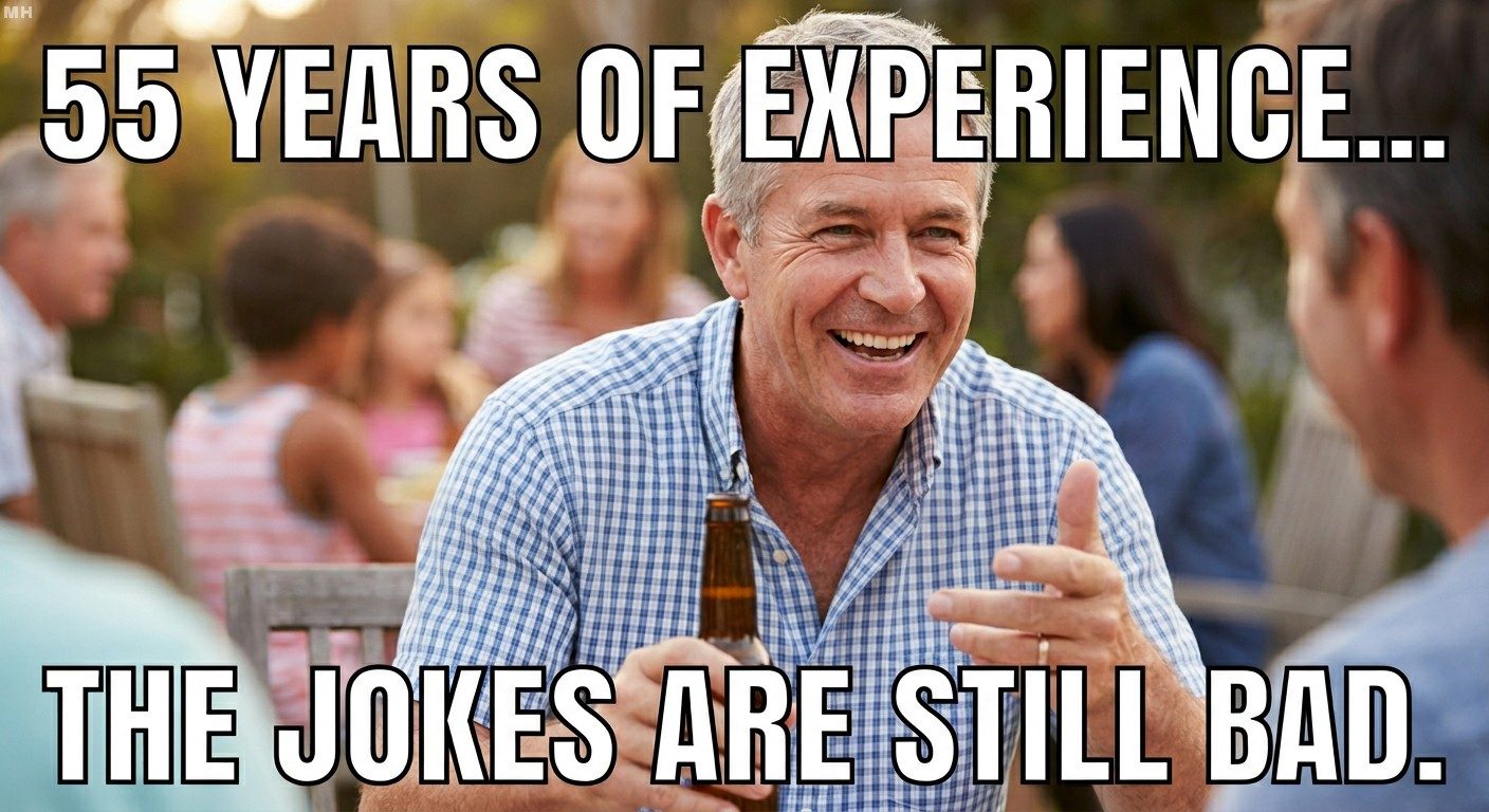 Still Bad at Jokes Meme