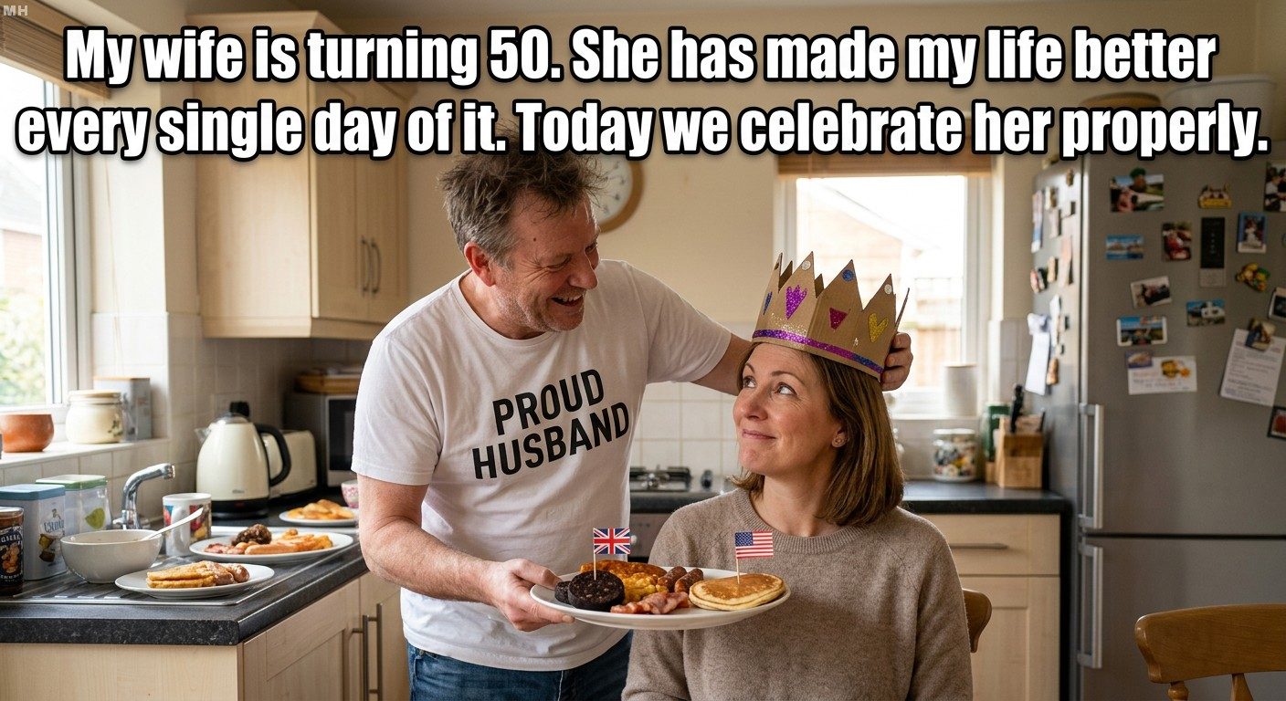 She Made Every Day Better, Sincere Husband Birthday Post Meme
