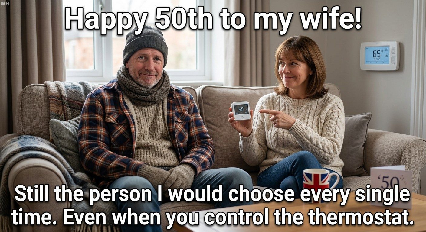 Still Choosing Her, Thermostat Running Joke Meme