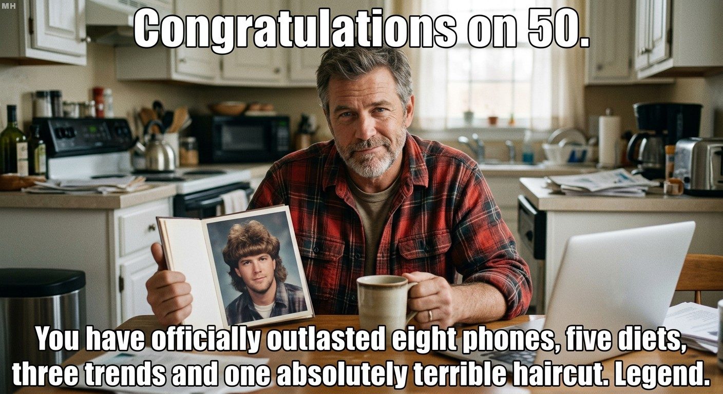 Outlasted Every Diet And Bad Haircut, Birthday Survival Meme