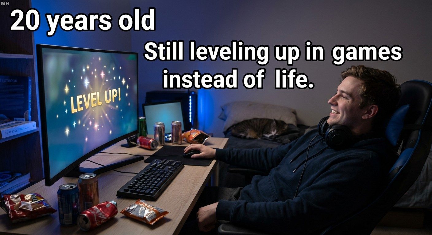 Still Leveling Up in Games Meme