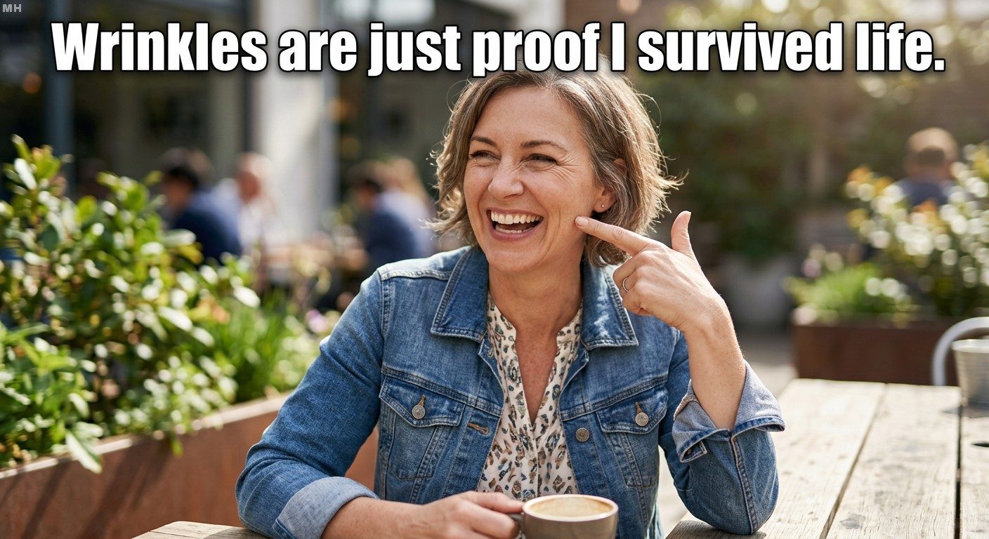 Wrinkles as War Stories Meme