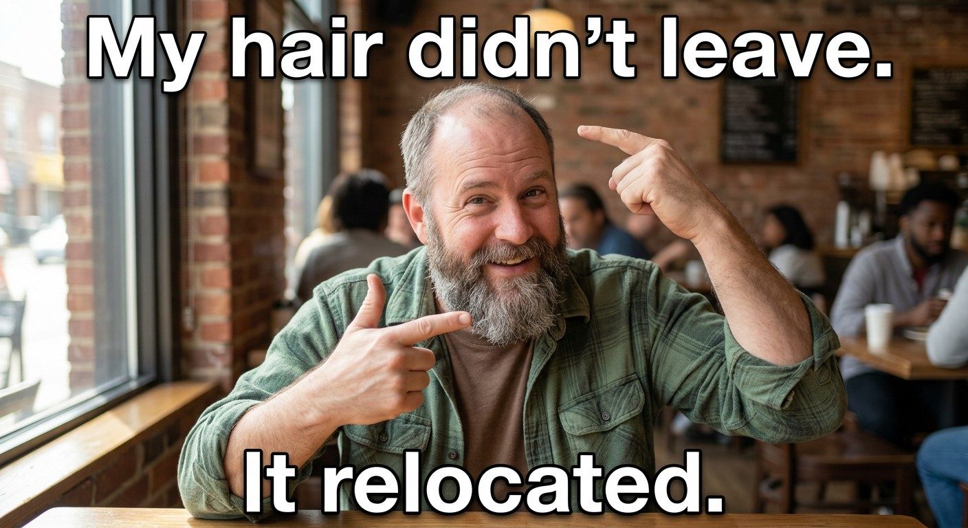 The Hairline Relocation Meme