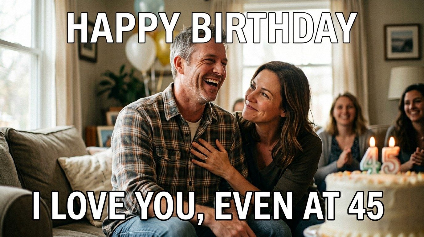 I Love You Even at 45 Meme