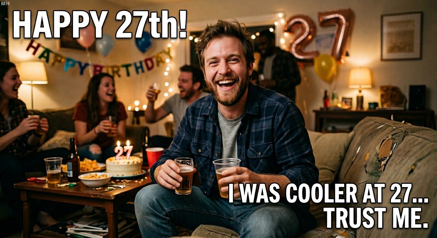 Cooler at 27 Meme