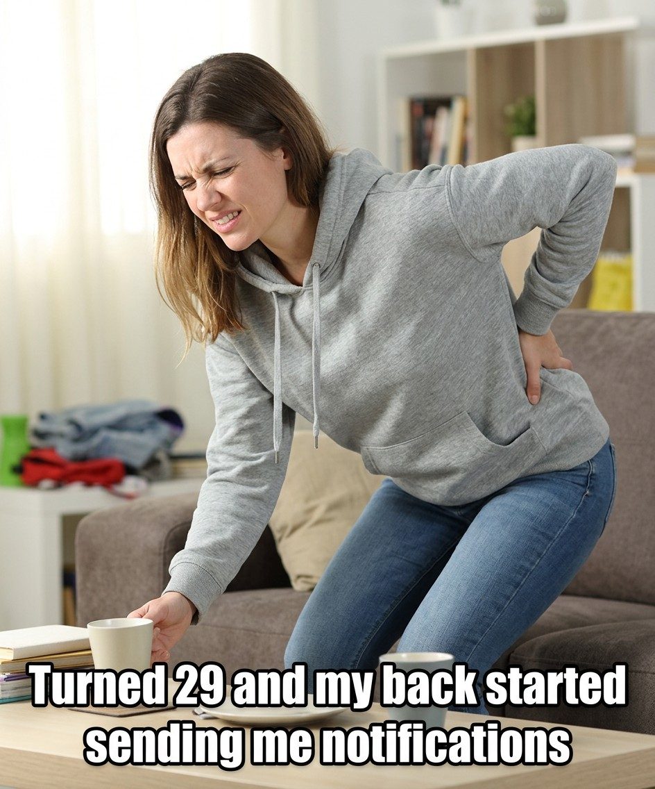 Back pain notification Meme