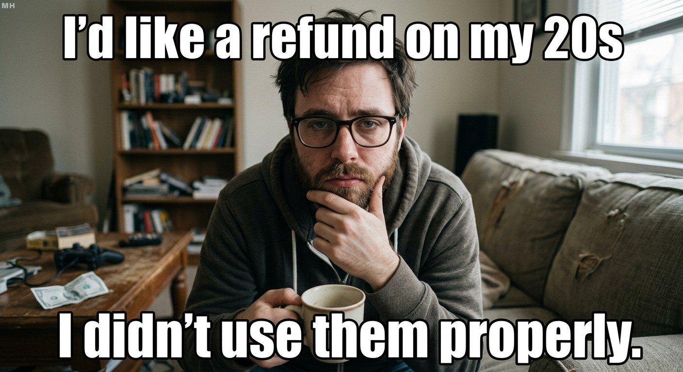 Wasted 20s regret Meme
