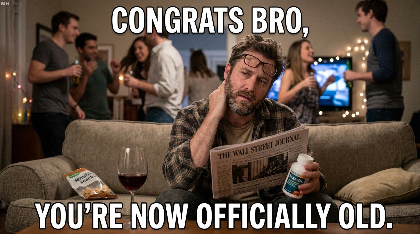 Officially old congrats meme