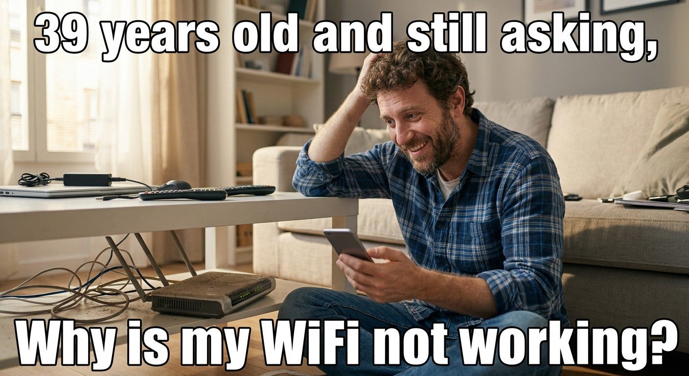 WiFi Struggles at 39 Meme