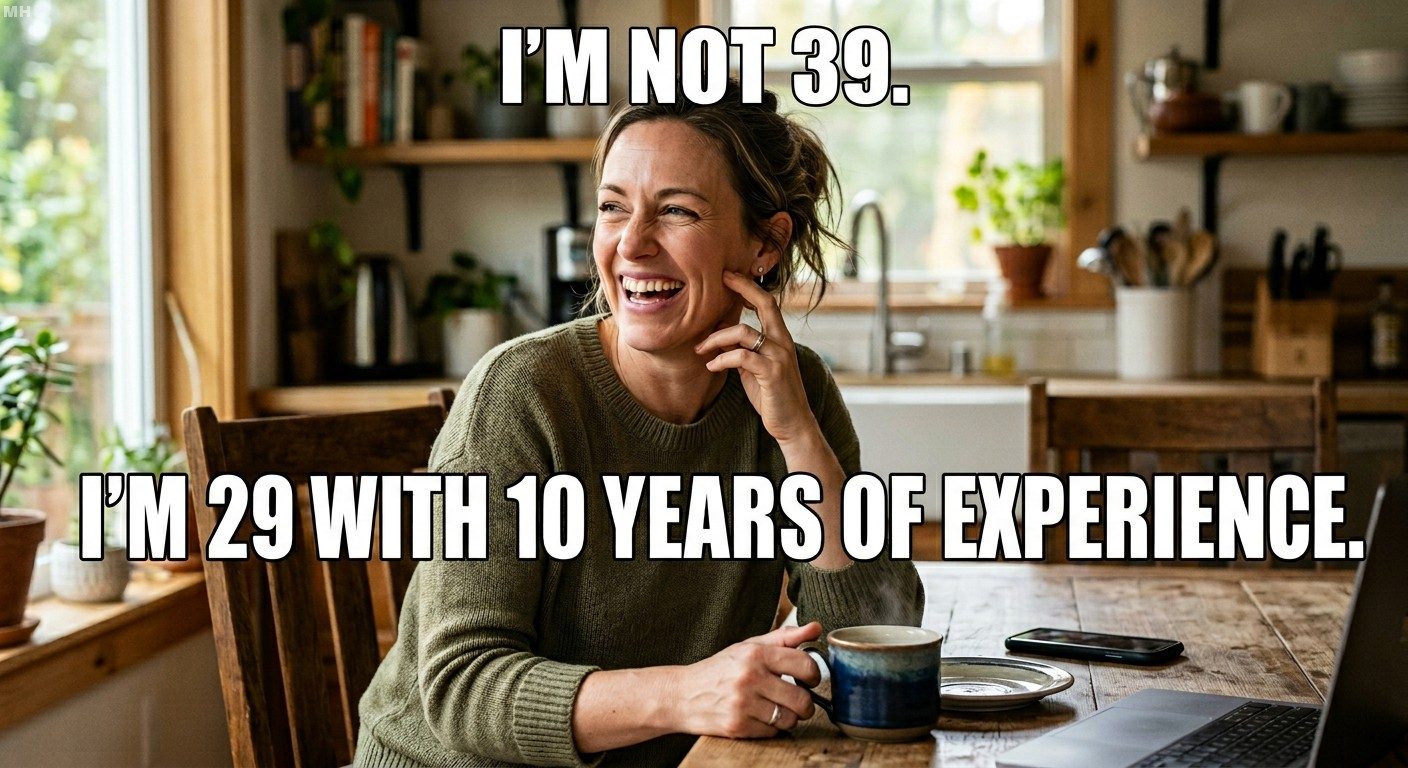 29 with a Decade of Experience Meme