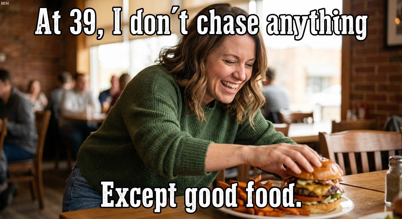 Only Chasing Good Food Meme