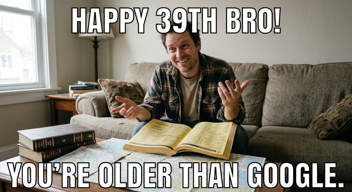 Older Than Google Roast Meme