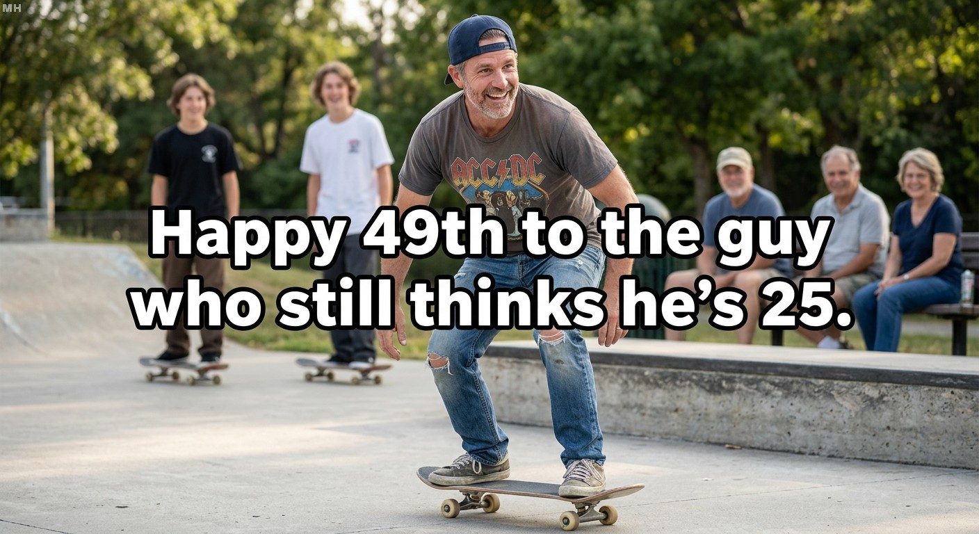 Still Thinks He Is 25 Meme