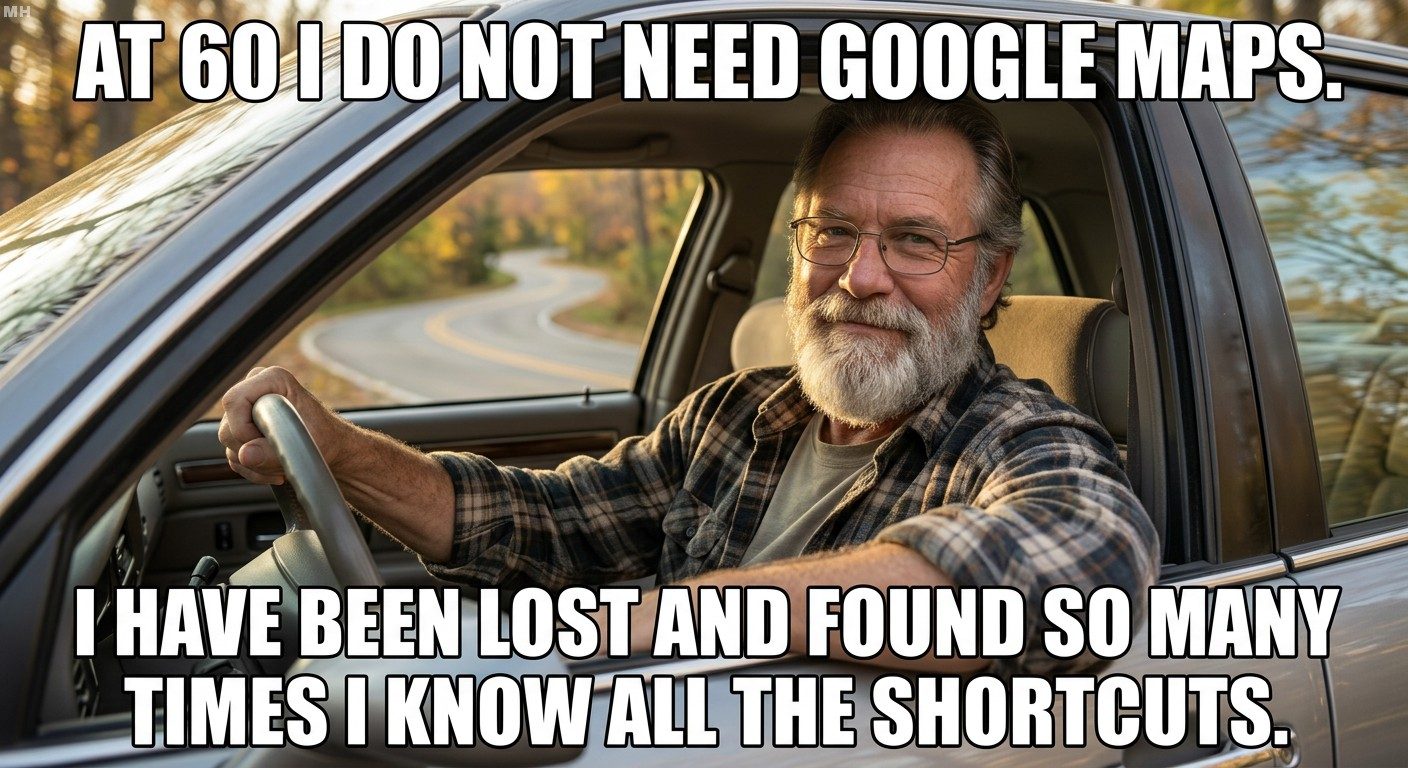 No GPS needed, I know shortcuts meme