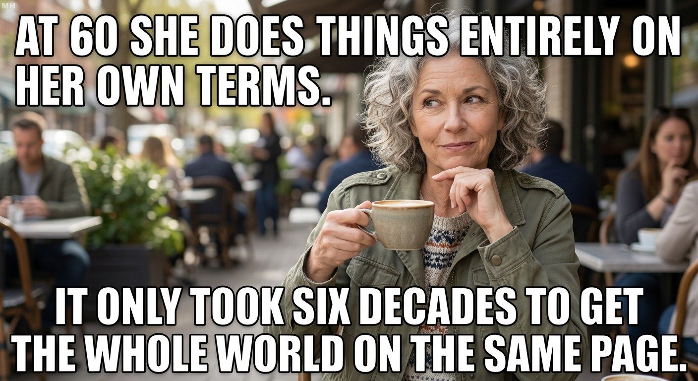 World finally caught up to her meme