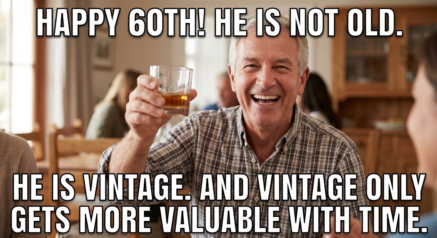 Vintage, not old meme