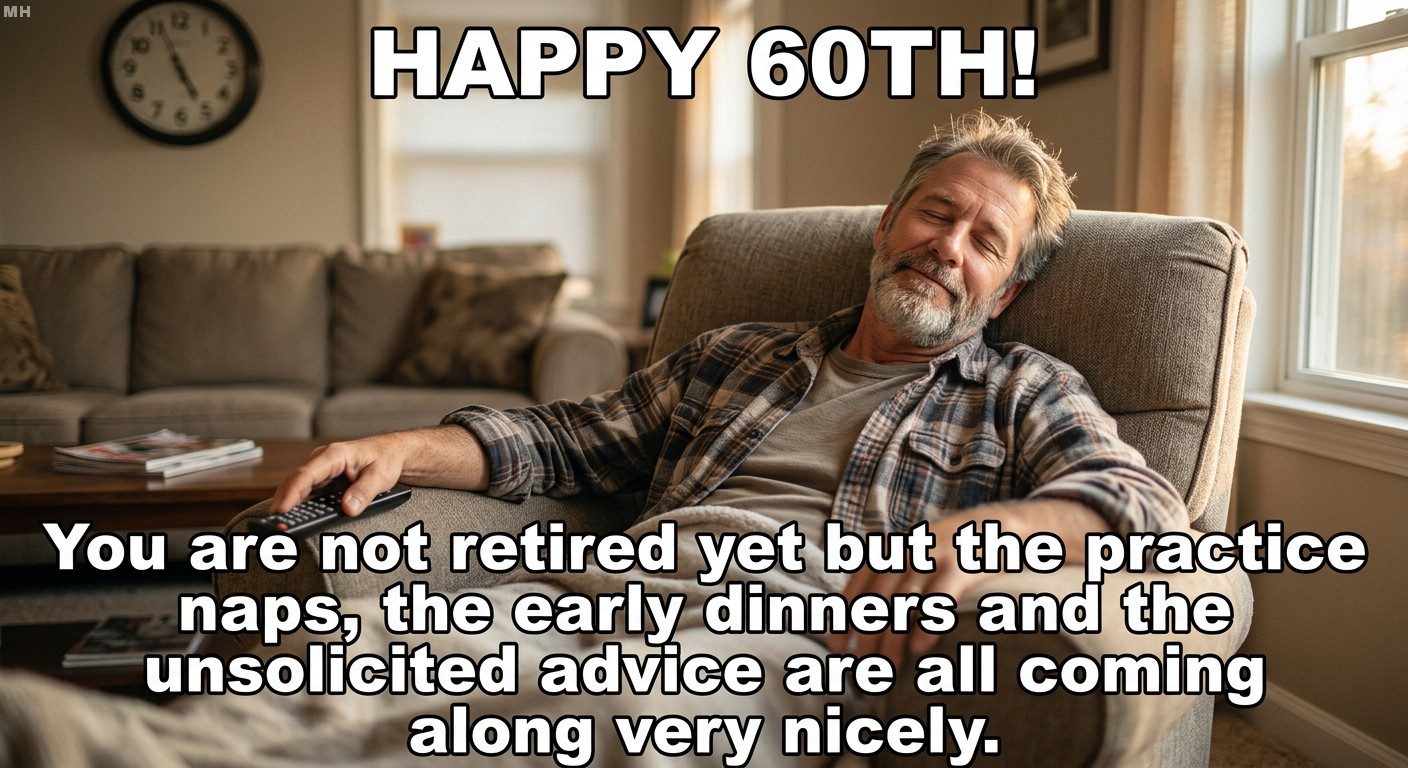 Practicing retirement early meme