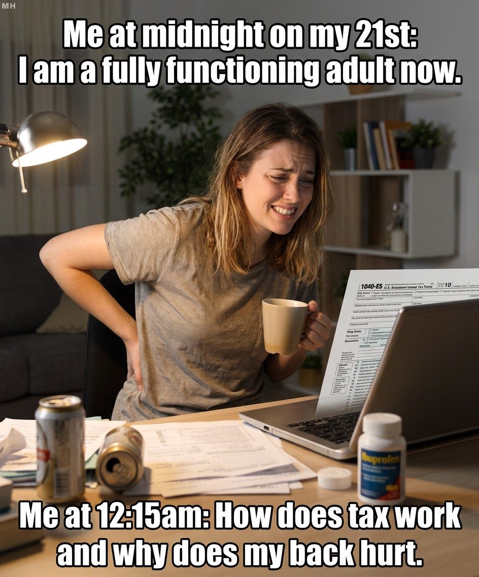 Fully adult at midnight meme