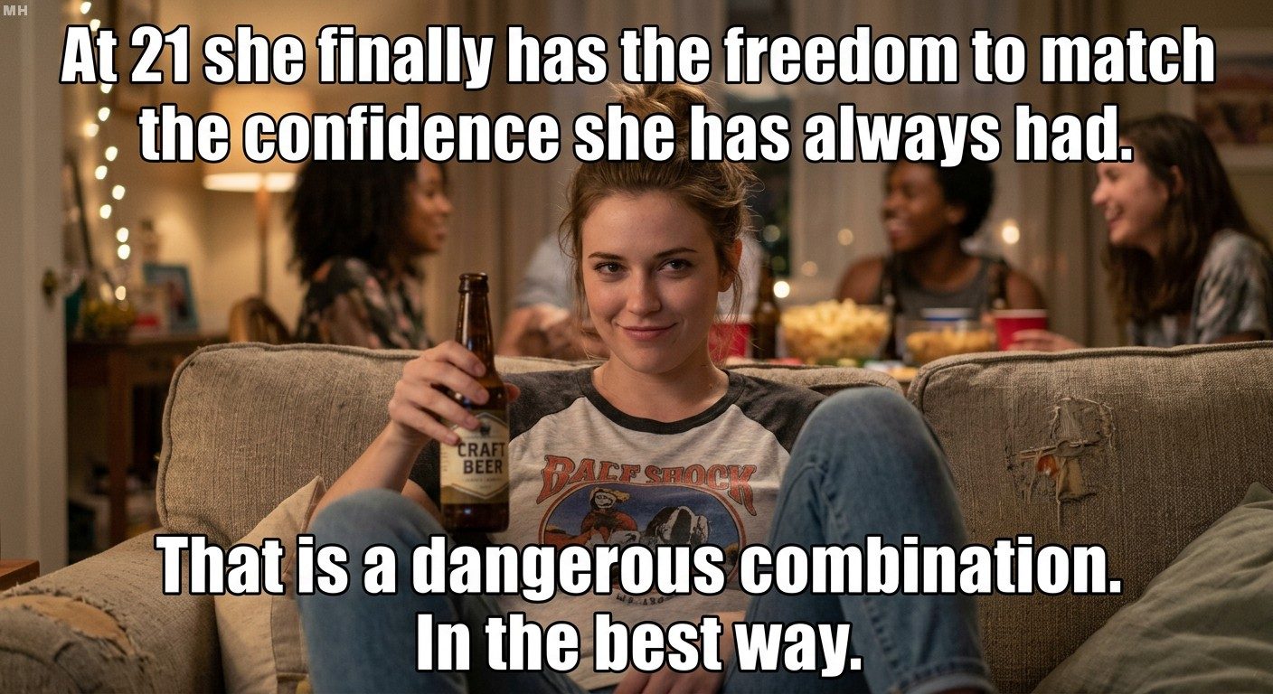 Freedom finally matches her confidence meme