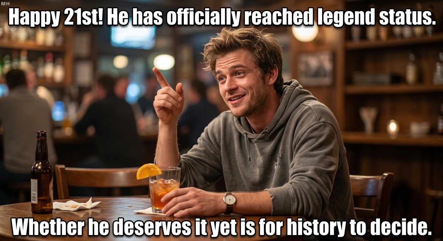 Legend status, history still deciding meme