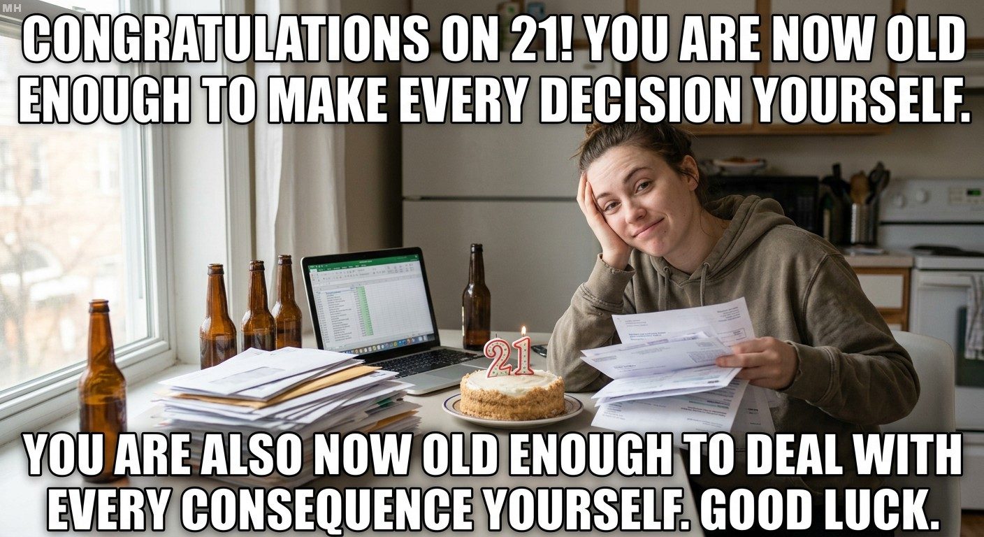 Full freedom, full consequences meme