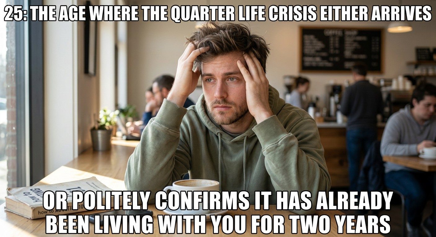 Quarter life crisis moved in already meme