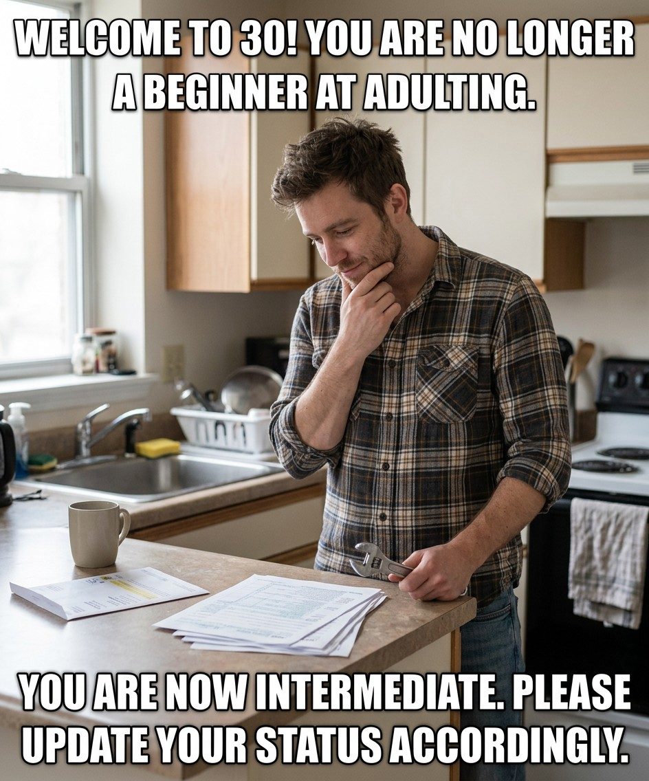 Upgraded to intermediate adult status meme