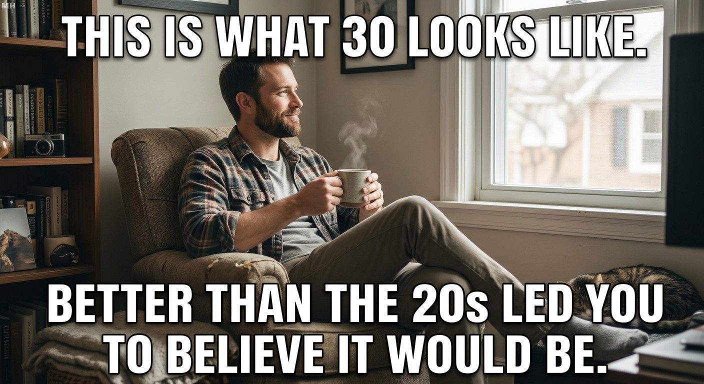 This is 30, better than expected meme