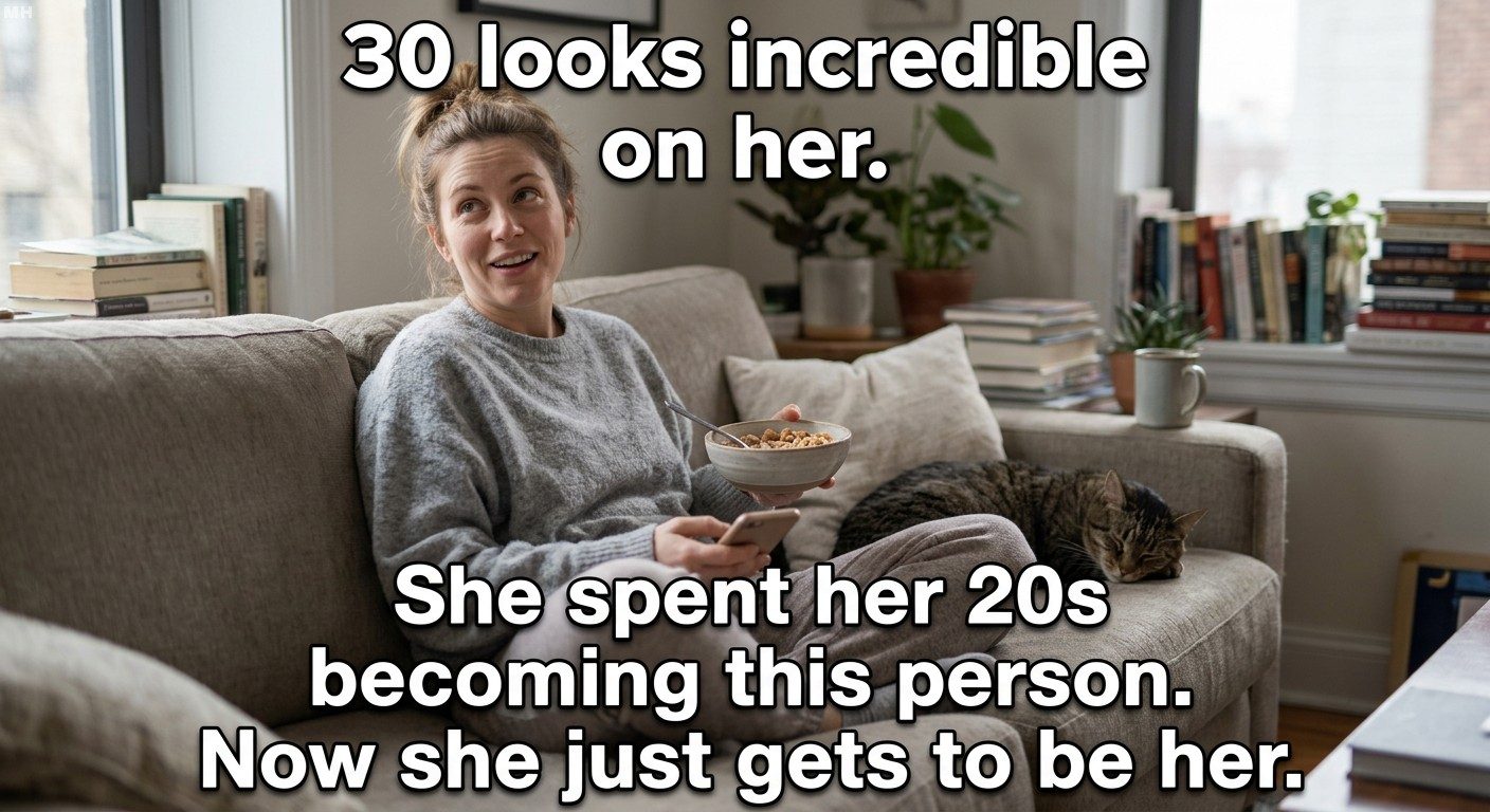 30 looks incredible on her meme