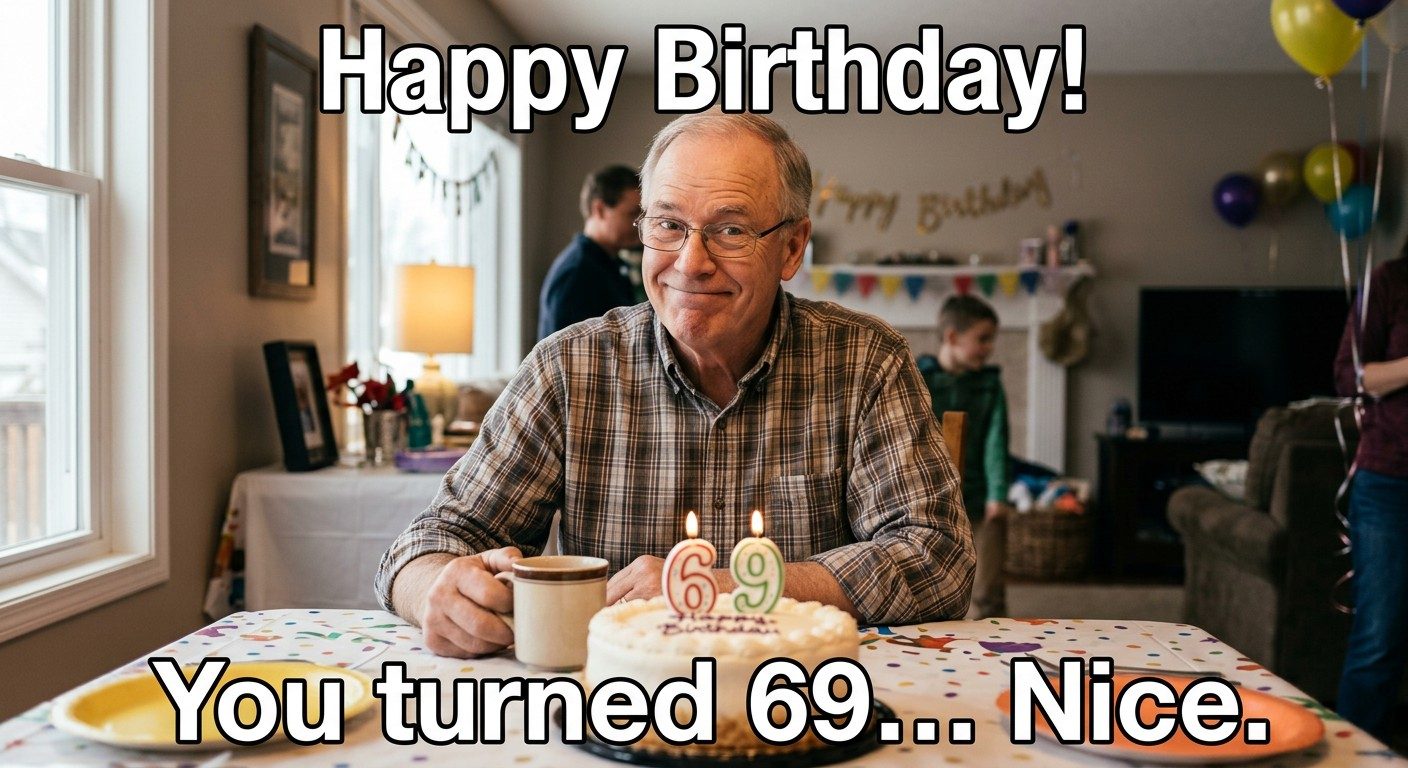 You Turned 69 Nice Meme