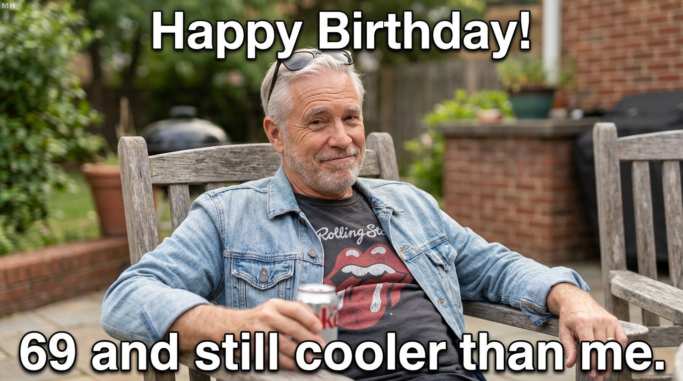 Still Cooler Than Me Reverse Compliment Meme