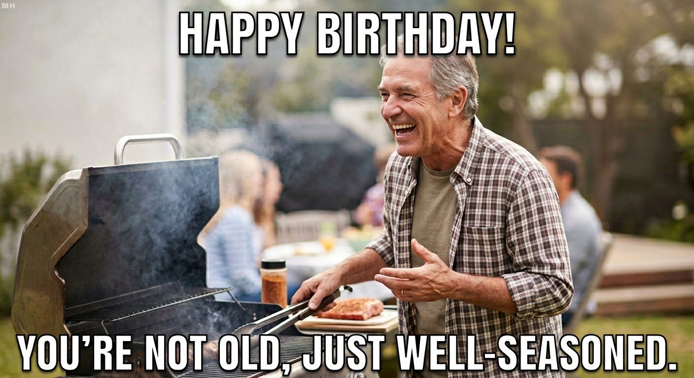 Well Seasoned Not Old Meme