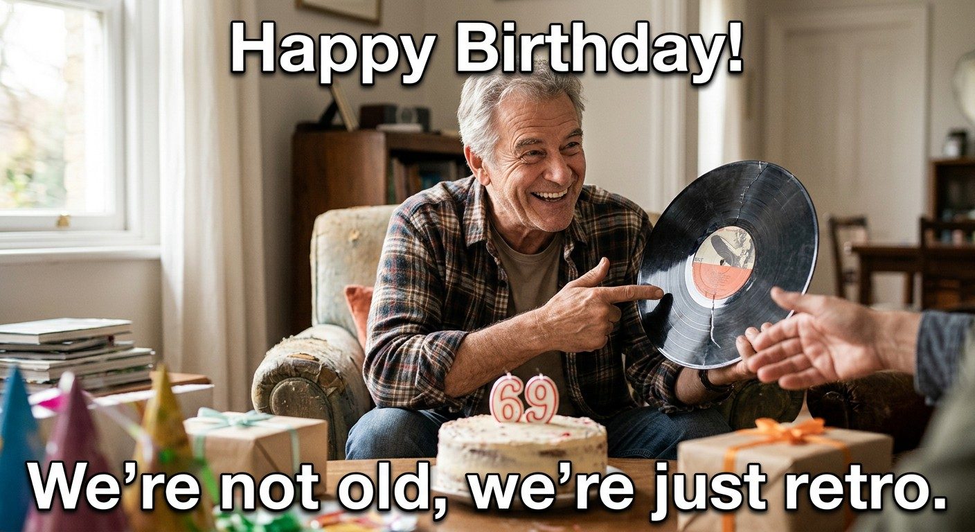 We Are Not Old We Are Retro Meme