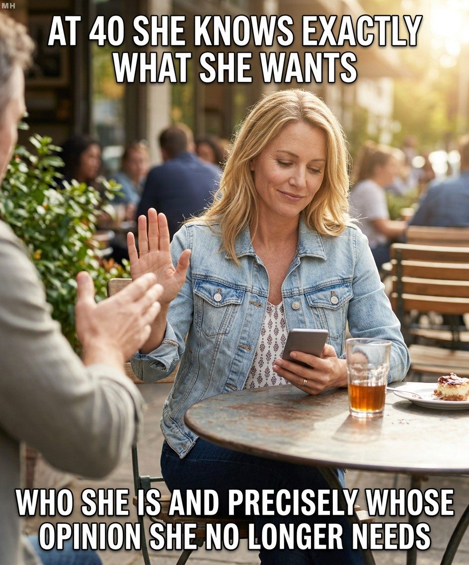 Whose opinion she no longer needs meme