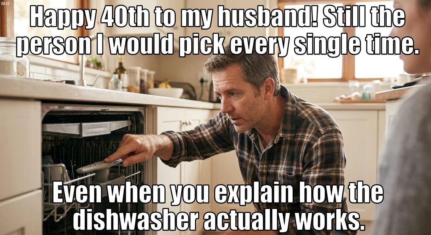 Still pick you, dishwasher and all meme