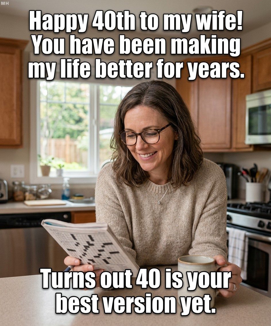 40 is your best version yet meme