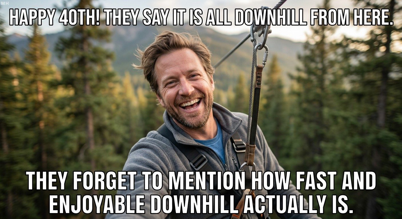 Downhill is actually fast and fun meme